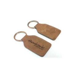 Llavero eco-cuero con logo...